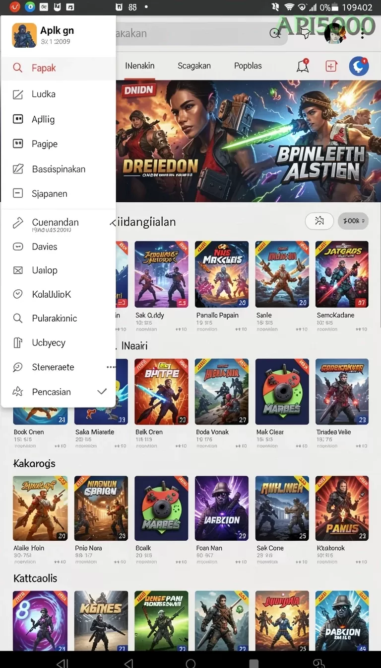 Pratinjau antarmuka api5000 — aplikasi APK resmi Android v2.5.6